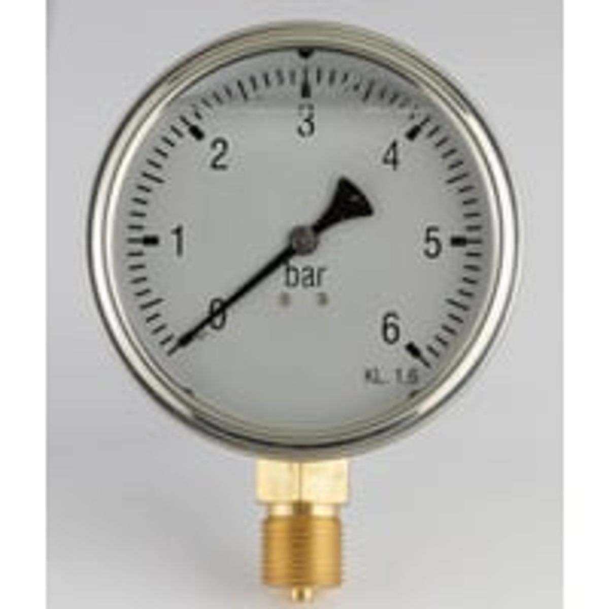 Erik Frgemann Manometer 63 mm, 1/4" (ned), glycerinfyldt, 0-6 bar