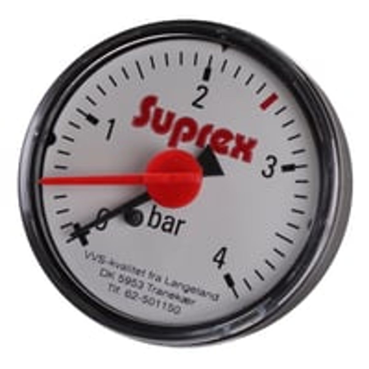 1/4" Manometer 0-4 bar