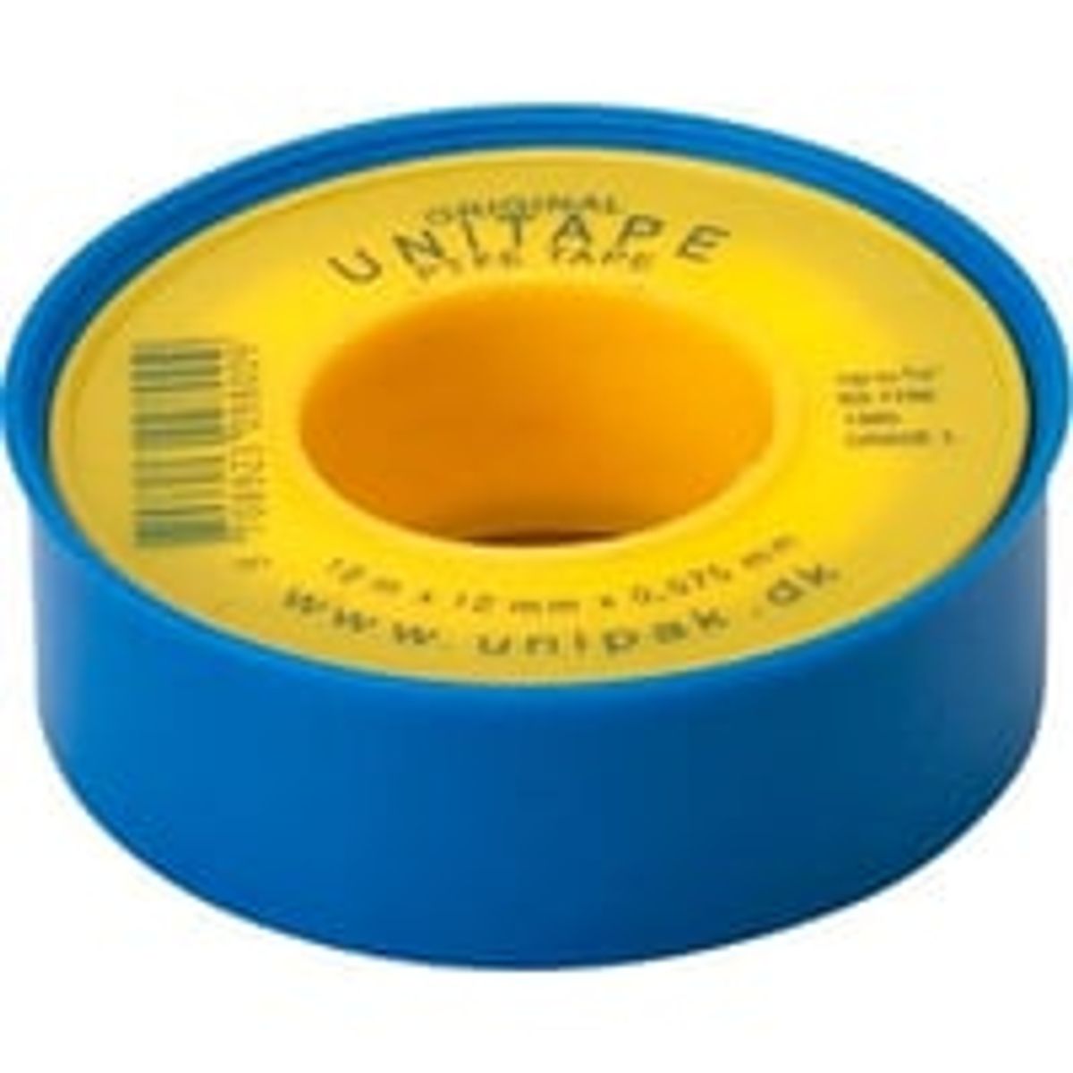 Unitape teflontape - 12 mm x 0,075 mm