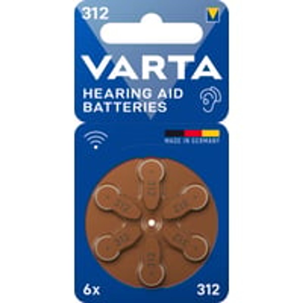 Hearing Aid Batteries 312 - 6 pack