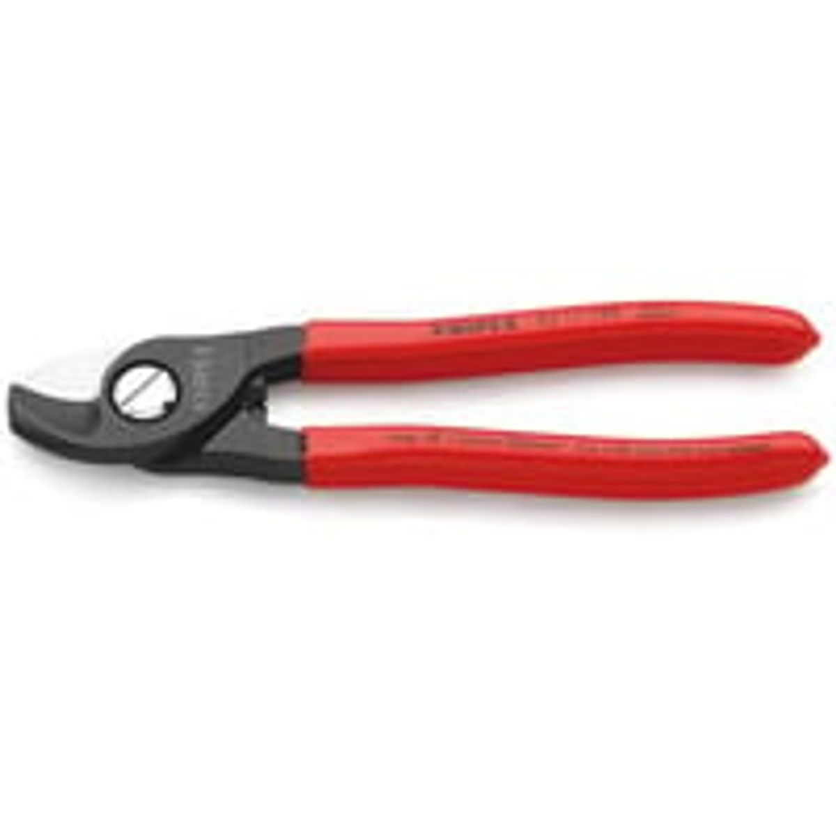 Knipex kabelsaks, 165 mm, plastdyppet greb, 50 mm2 klippekapacitet