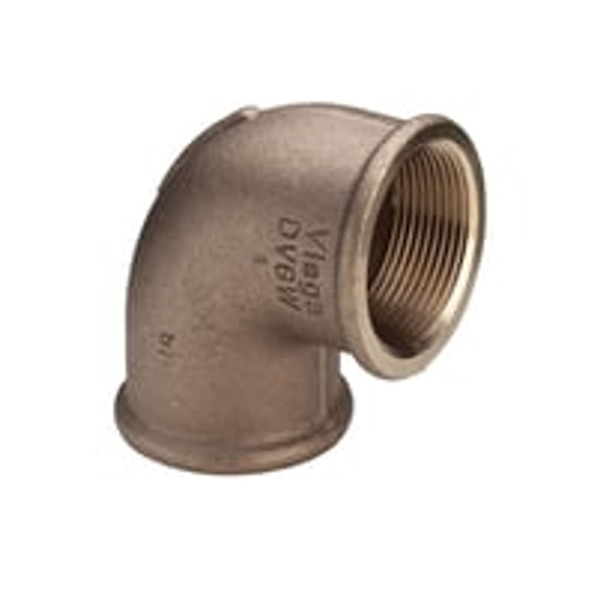 Vinkel 90 muffe/muffe, 3/4", Rdgods Silicium Bronze - Viega