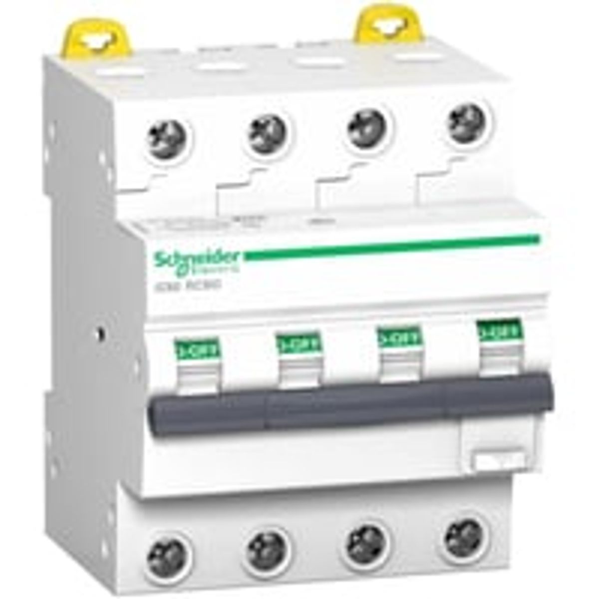 Acti9 kombiafbryder, iC60, 4P, 32A, 30mA, C-karakteristik, 6kA, Klasse A - Schneider Electric