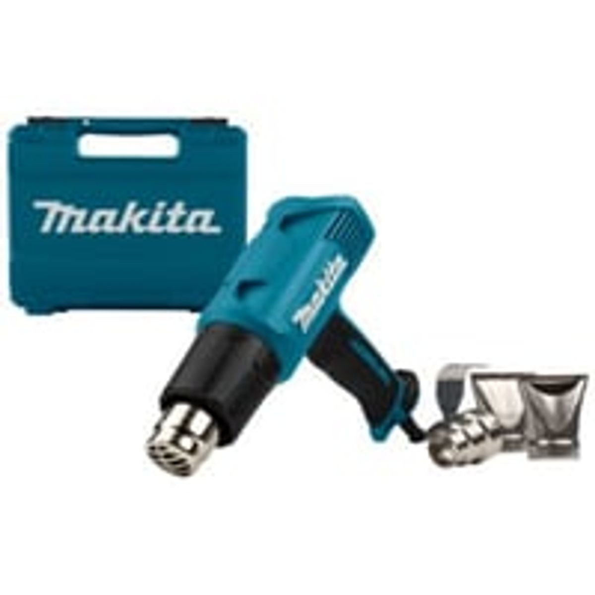 Makita Varmluftpistol, 1600W, 2 hastigheder, med kuffert og 4 dyser, HG5030K