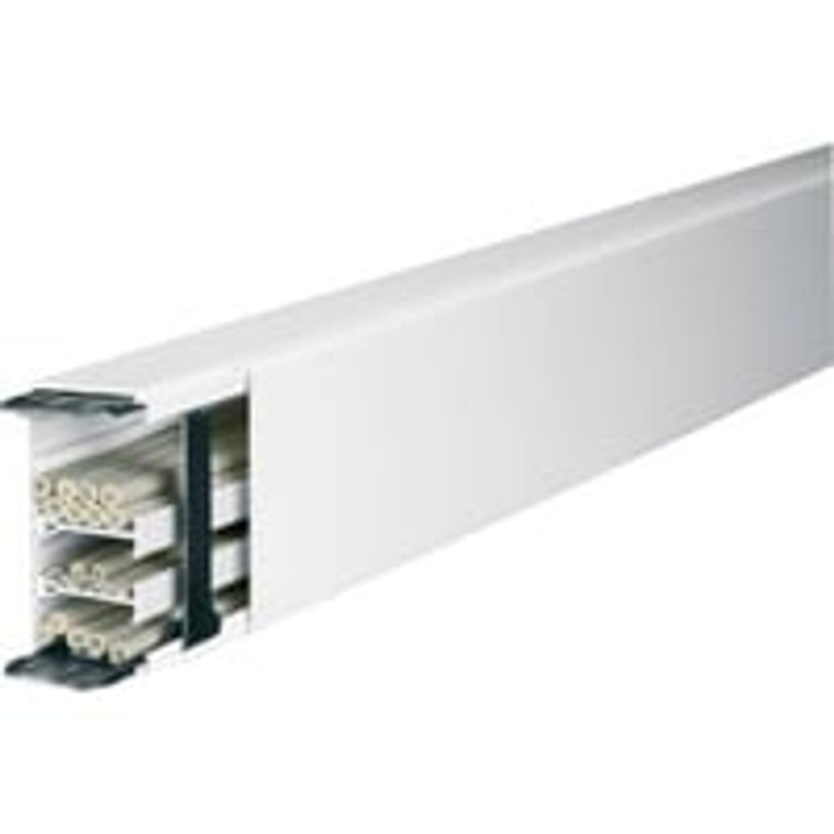 Hager Kabelkanal LF - Kanalbund med lg, 30 x 57 mm (LF 30060), gr - 2 meter