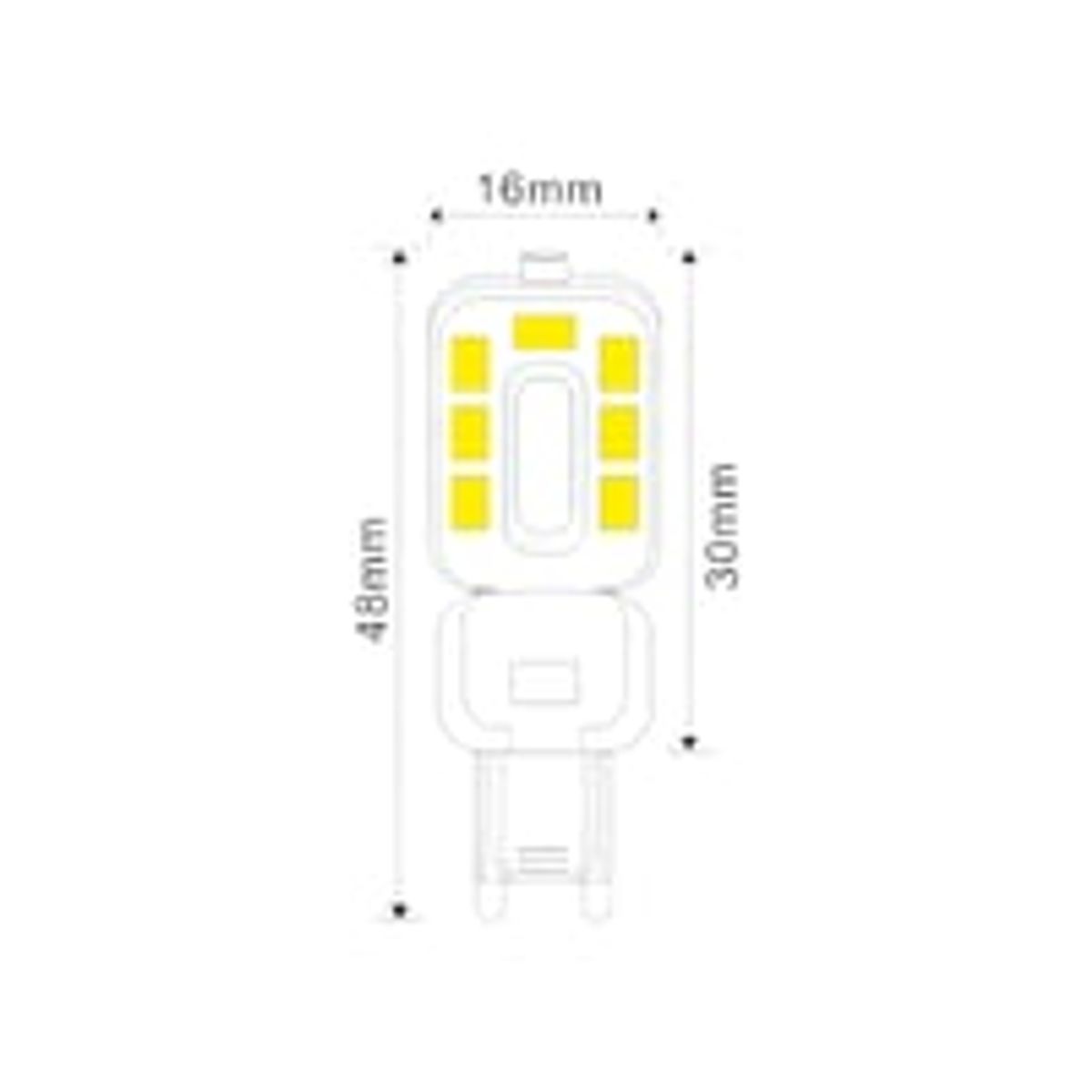 LEDlife 2W LED pre - 230V, G9 fatning, 200lm, RA80 - Energibesparende og holdbar belysning til dit hjem.