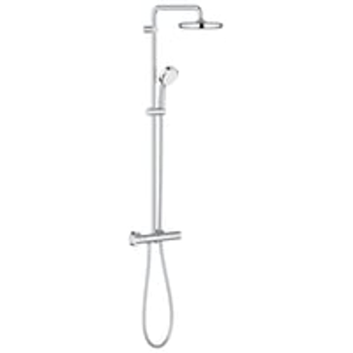 Grohe Tempesta Cosmopolitan 210 mm brusesystem, Krom