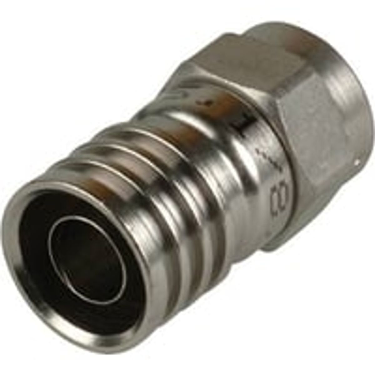 F-connector for 7 mm kabel 5,1 mm / 8,8 mm