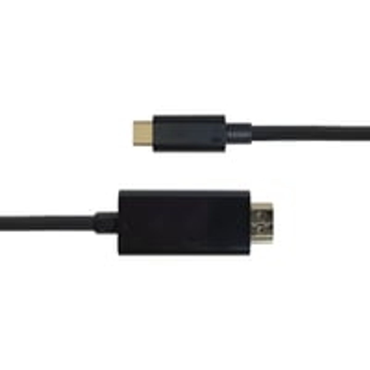 Deltaco USB-C til HDMI kabel, 2m, 4K@60Hz, sort