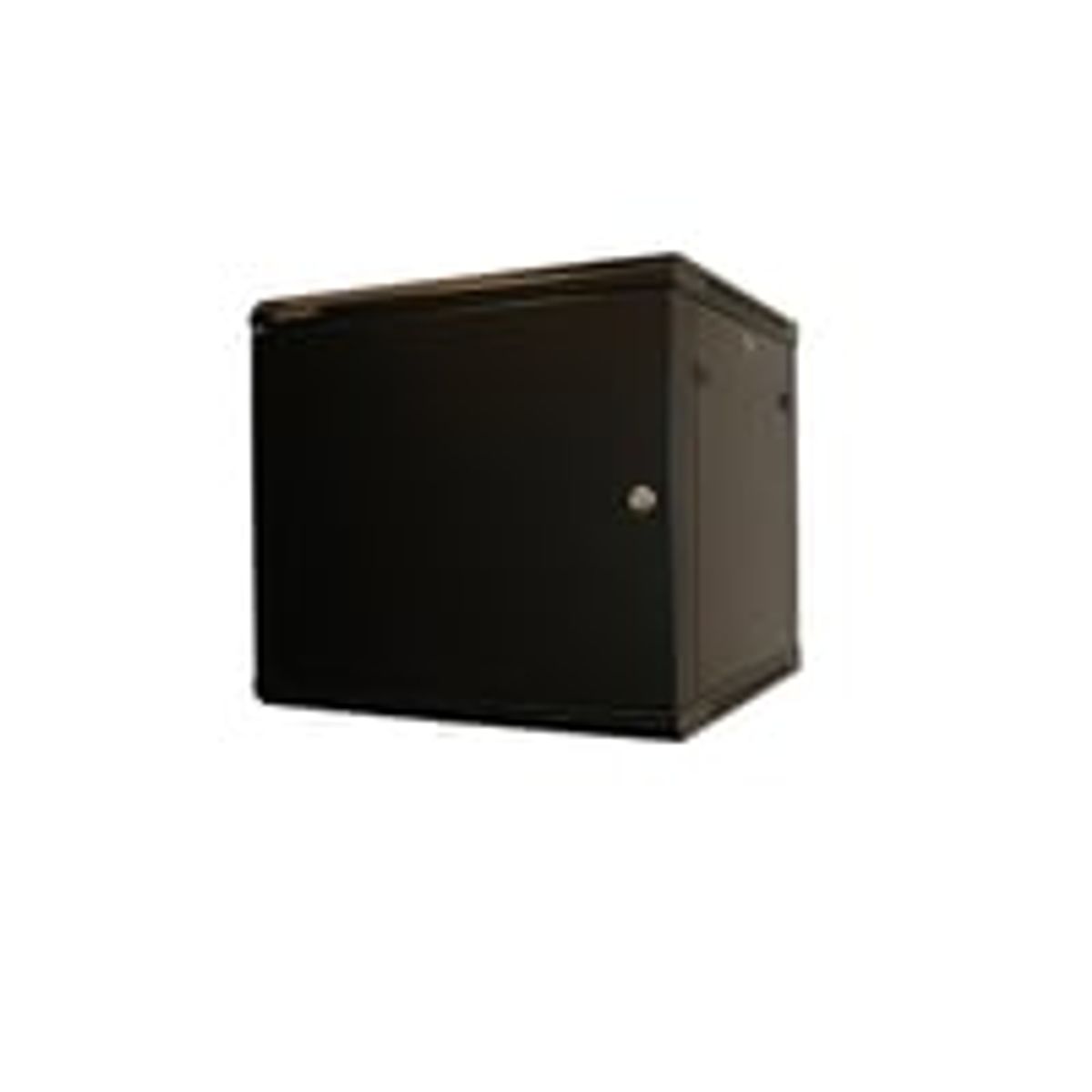 Lan-Com Vgrack 19", 10 HE, 600 x 600 x 553 mm, sort med pladedr