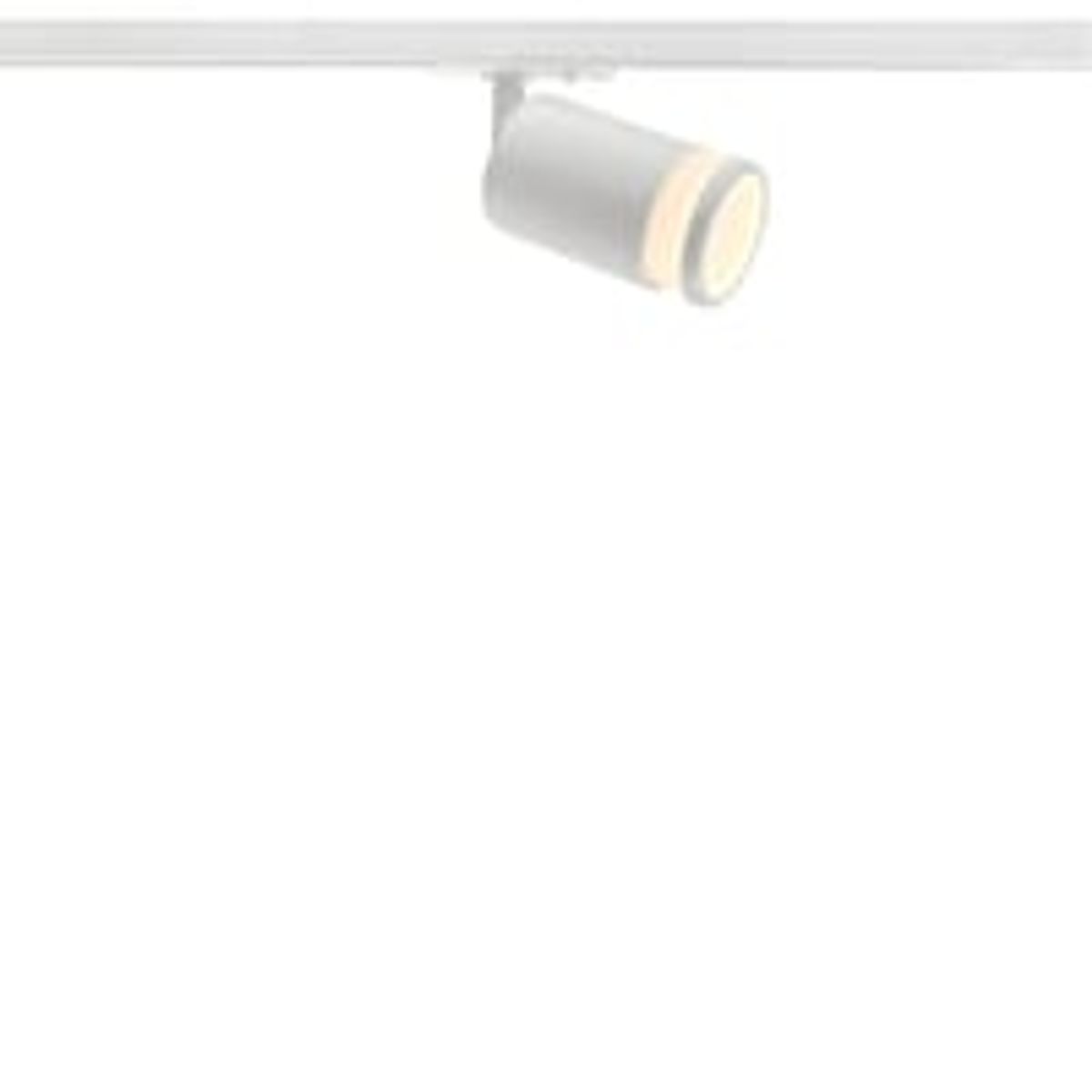 Nordlux Link Rondie 1-faset skinnespot, GU10, hvid - Nordtronic Dim To Warm, 1800-3000K, 350lm, CRI>90, 40.000 timer, dmpbar