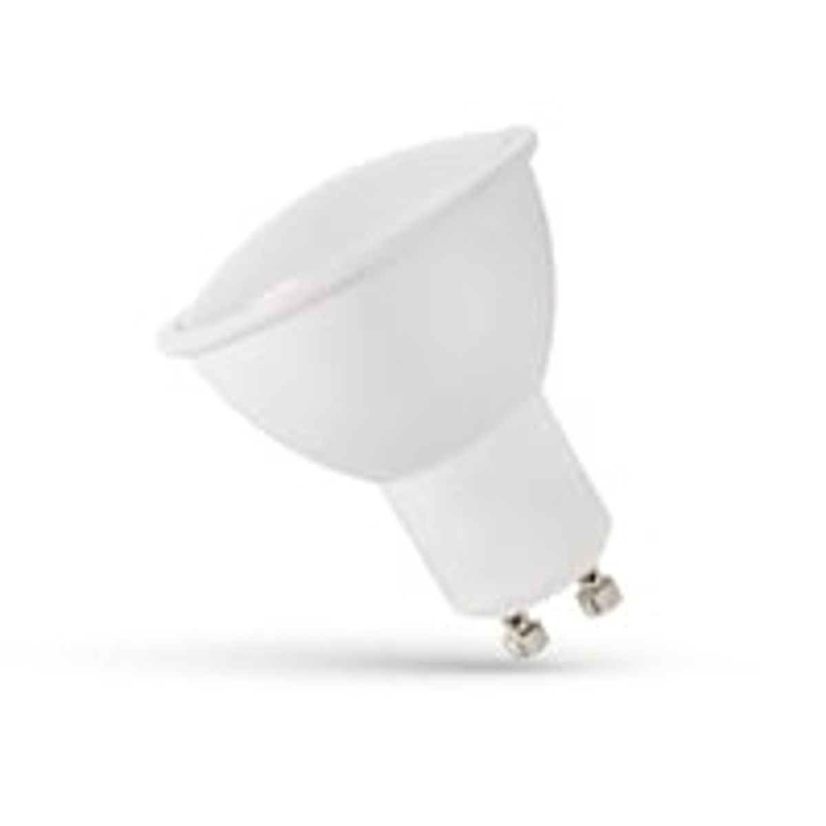 1,5W LED spot med GU10 fatning, mlkehvid front, 230V, 125lm, RA80 - SpectrumLED