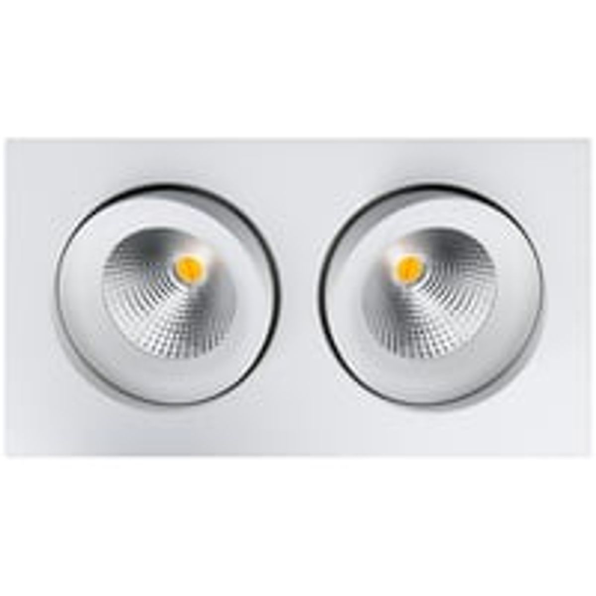 SG Armaturen Junistar Isosafe Led, 2x7W, Dtw, Hvid