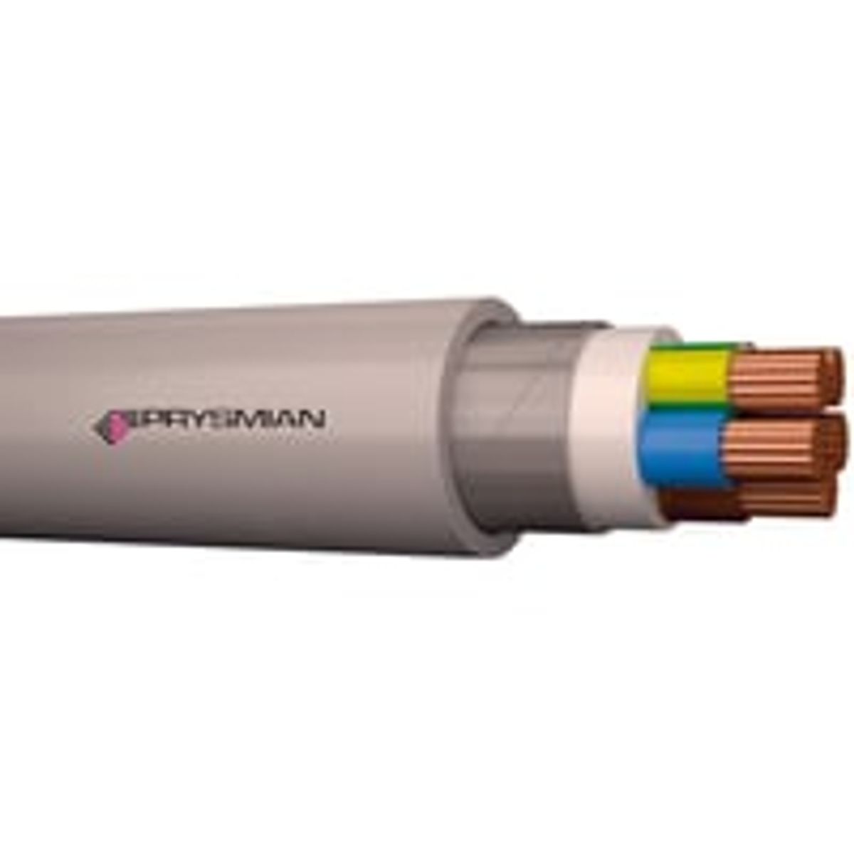 5G10 mm Armeret installationskabel halogenfri, HIKAJ, afmlt pr. meter (klippes) - Prysmian