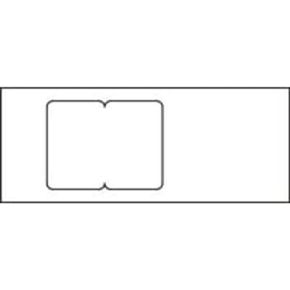 Lgudsnit 2 modul Fuga stik installationskanal, type FB, 60130 PH, kunststof