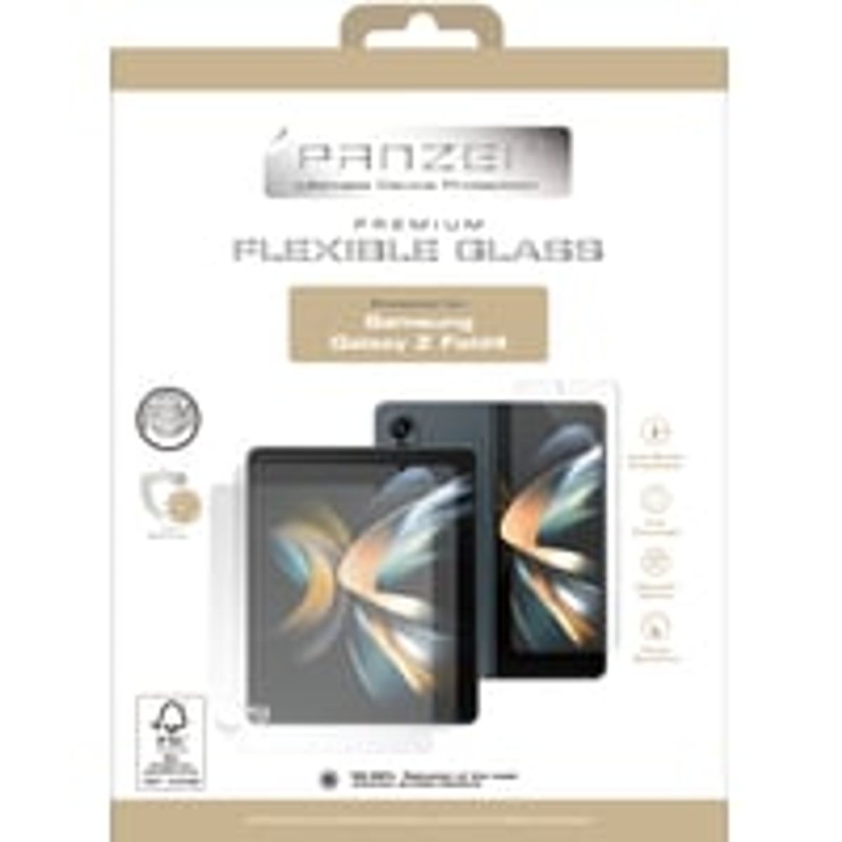 Samsung Galaxy Z Fold4 Flex Hybrid Film and Tempered Glass