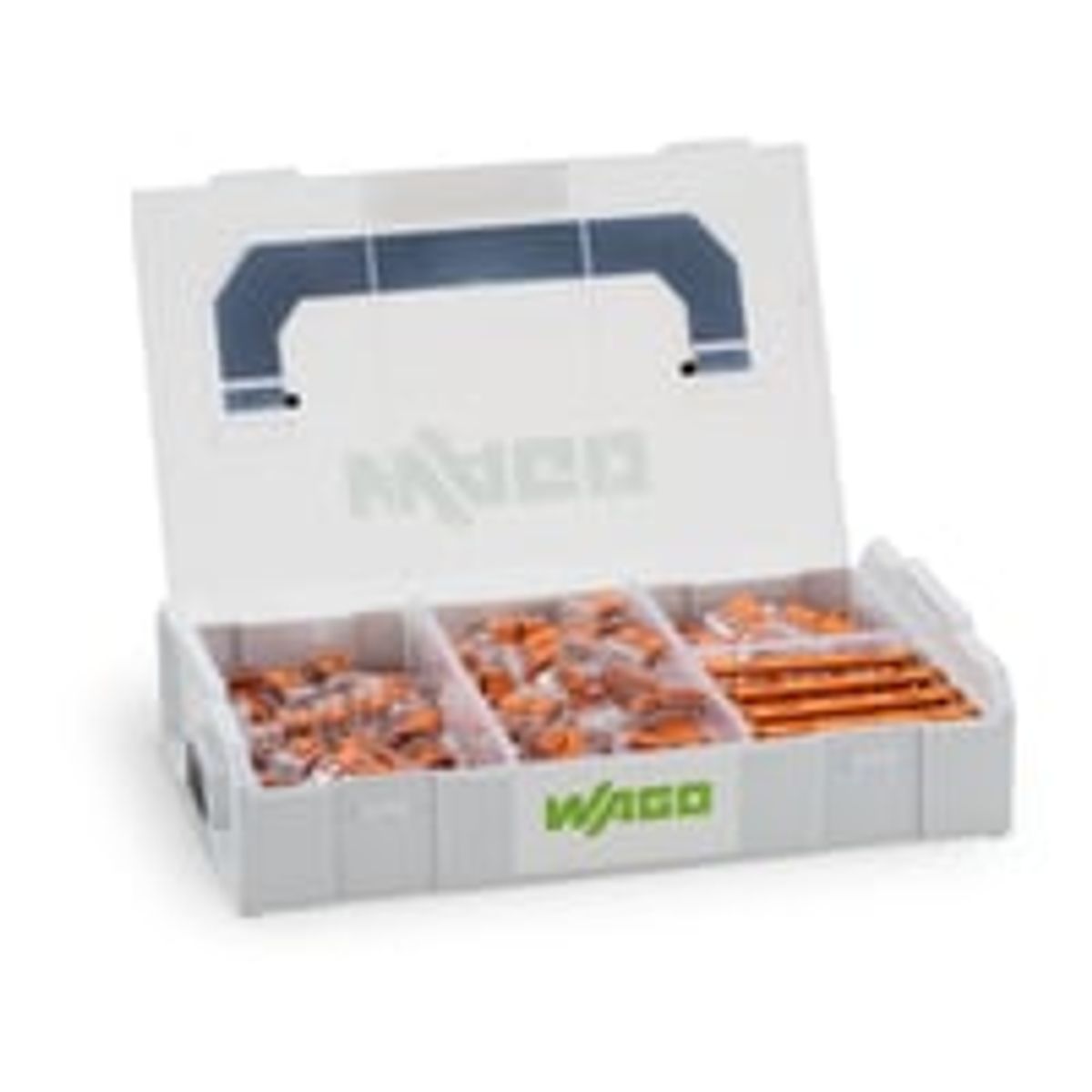 Wago 221 samlemuffer, L-Boxx mini kombi, 4 og 6 mm, med holder