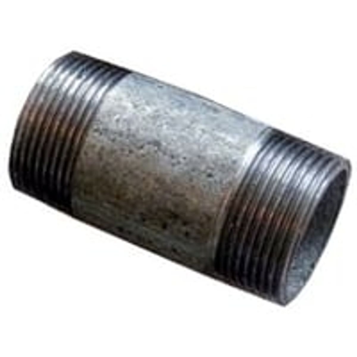 Galvaniseret nippelrr, ?" x ?", 60 mm lang