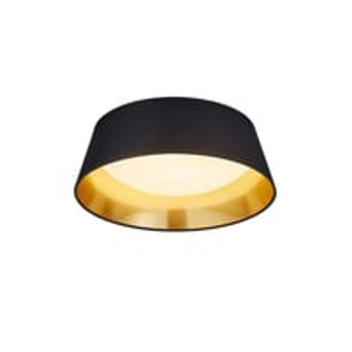 Ponts LED loftlampe, 34 cm, sort/guld - Trio Lighting