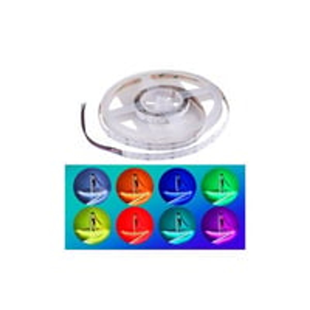 COB-LED-strips RGB+WW - 5m, 24V, IP20, 24W & 840 LED pr. meter, RA90