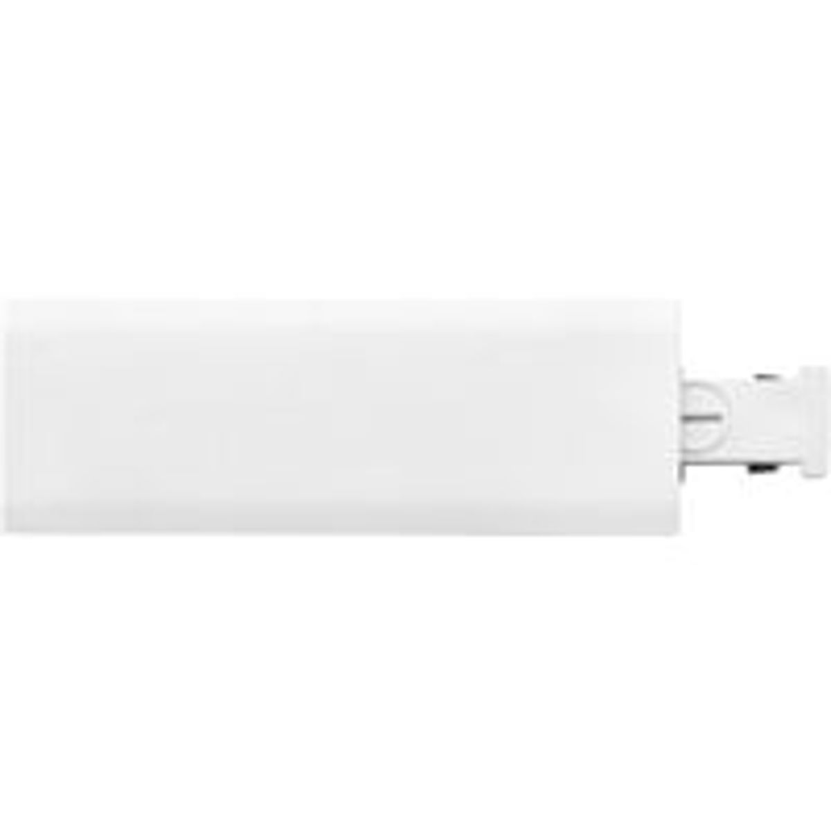 Zip recessed end connector white