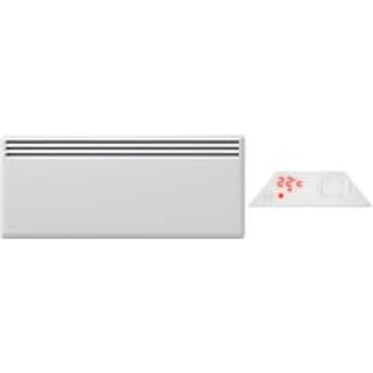 Nob elradiator Front (NFK4N), hj model 1250W 230V + termostat (NCU-2TE)