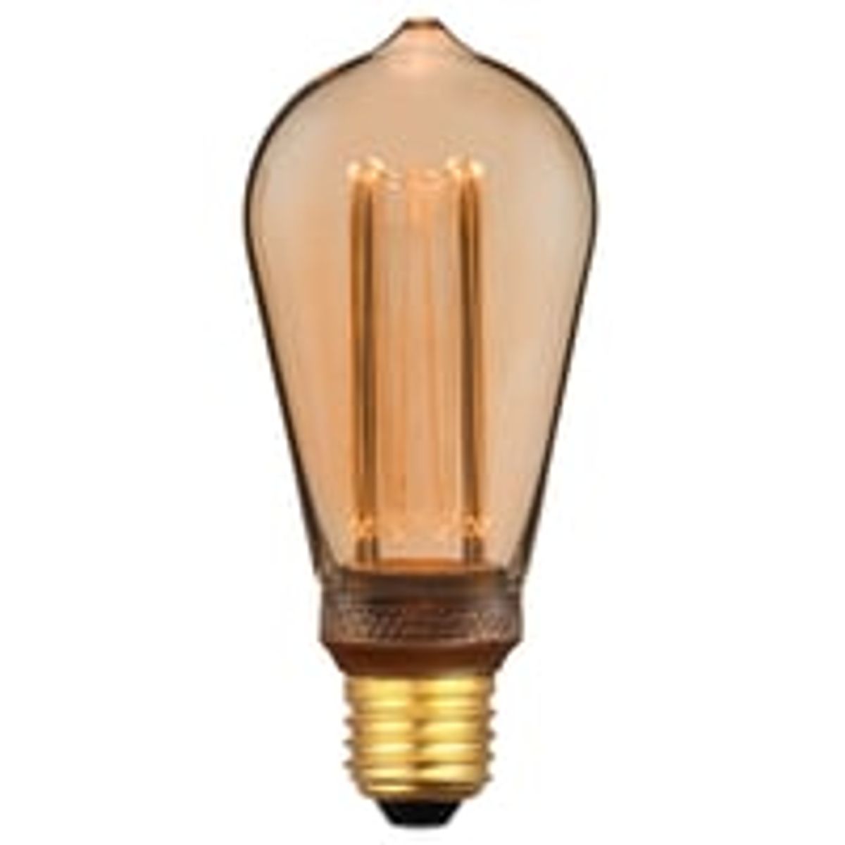 LED-pre E27 ST64 Retro Edison 3,5W, Dmpbar, Guld - Nordlux