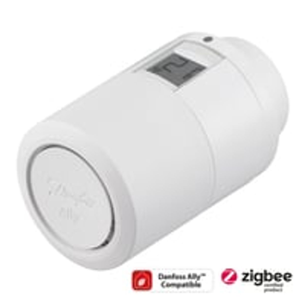 Danfoss AllyT Zigbee radiatortermostat med RA og M30 adapter