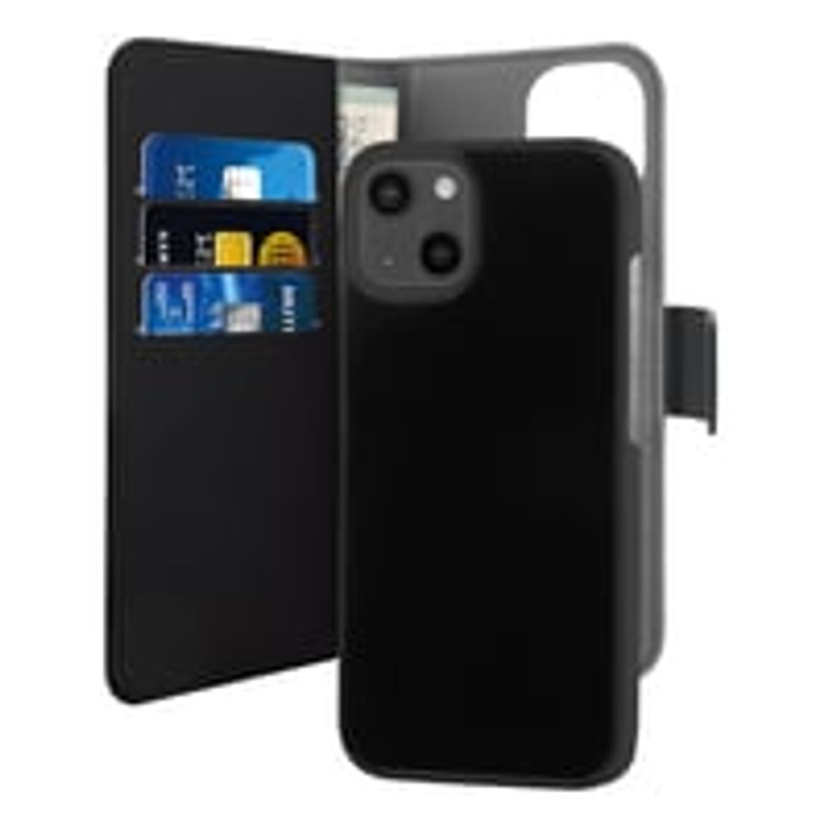 iPhone 13 Mini Mini EcoLeather Wallet Detach black