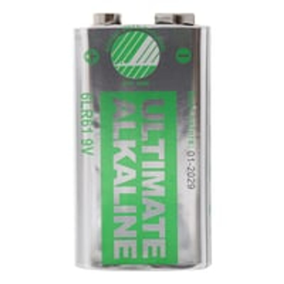 DELTACO Ultimate Alkaline 9V batteri, Svanemrket, 10-pak