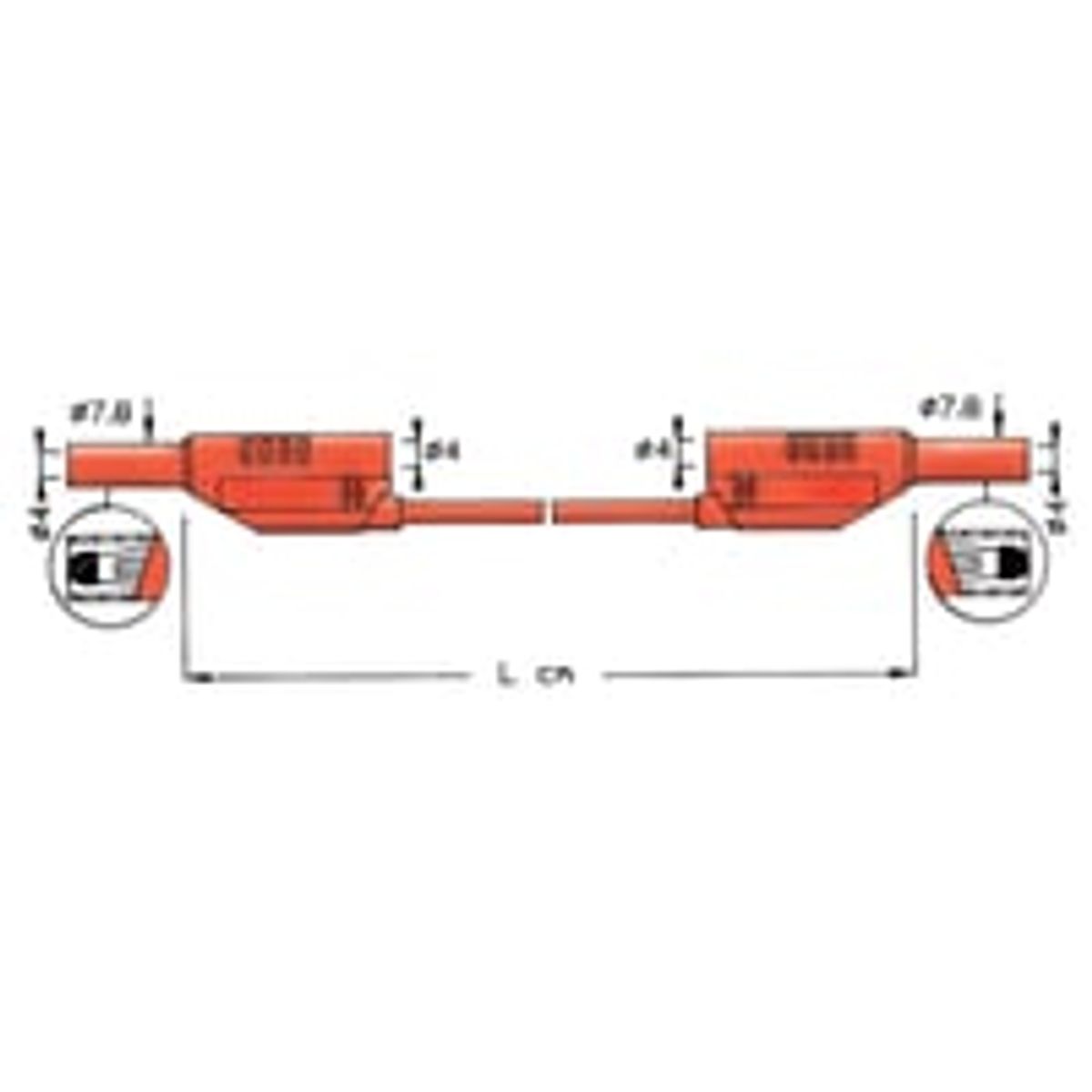 Prveledning 2711, 200 cm, rd