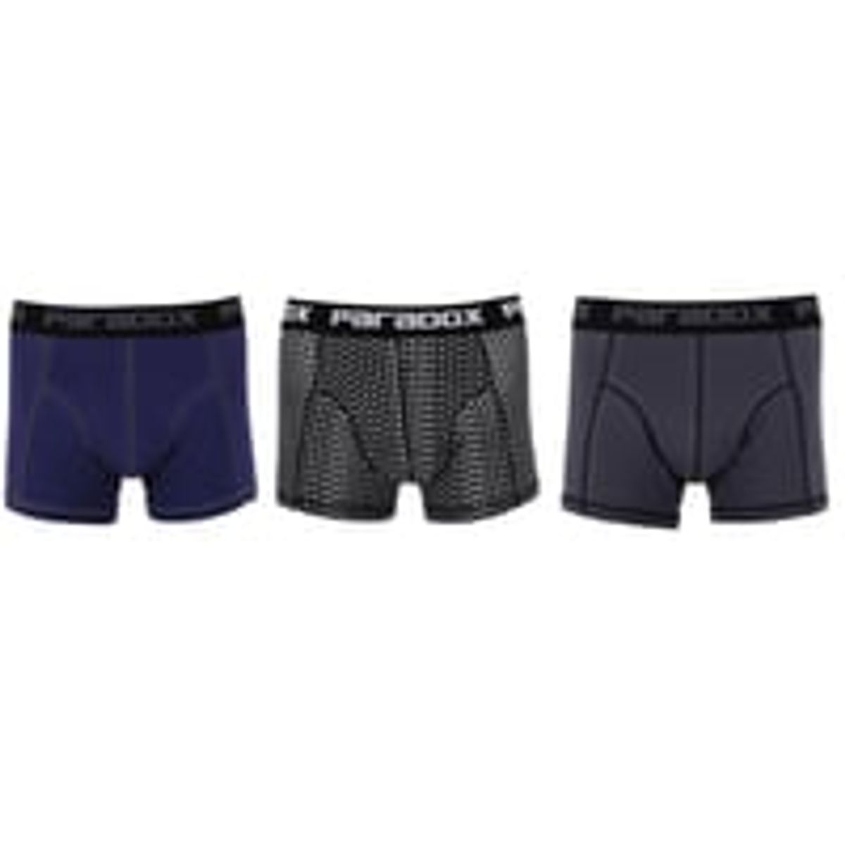 Paradox Boxershorts 3-pak, 95% Bomuld, Grey1, Str. 2XL