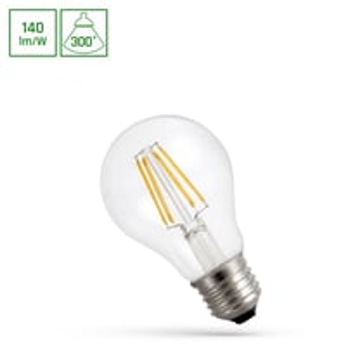 LED A67 E27, 230V, 11W klar pre, RA80, 4000K, 1500lm - SpectrumLED