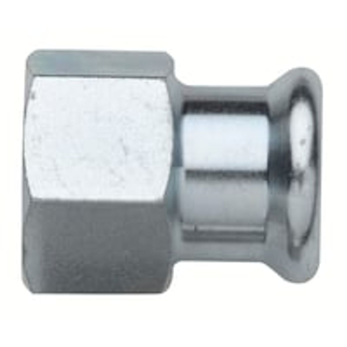 22 mm x 1/2" Turbo Steel overgangsmuffe, stl