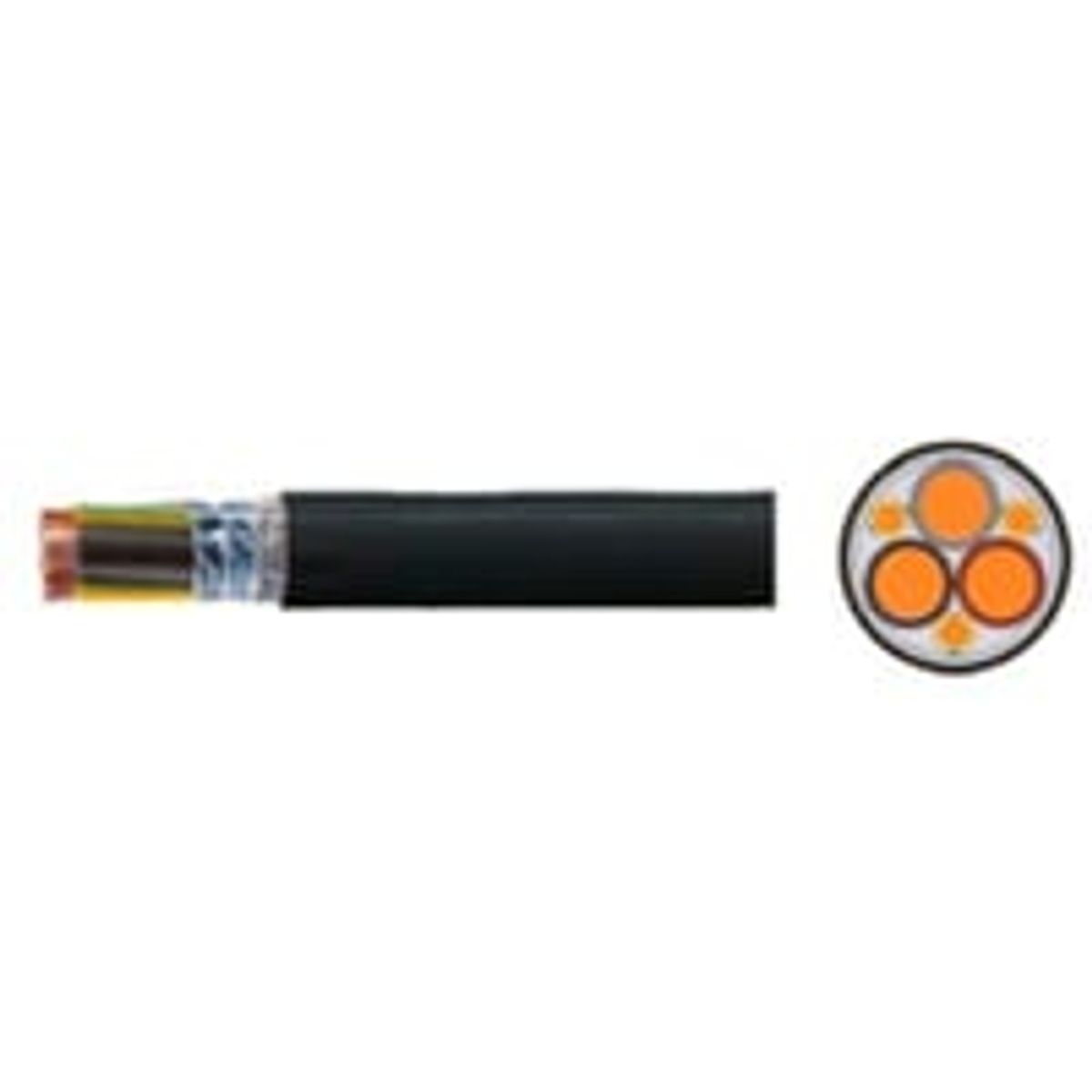 Motorkabel, 3X2.5+3G0.5MM2 EMC - MTO Electric - pr. meter