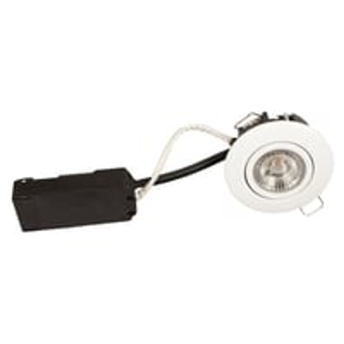 Luna Low Profile LED Downlight, 6.2W, 3000K, Ra95, 370lm, IP44, Mat Hvid, 88 mm