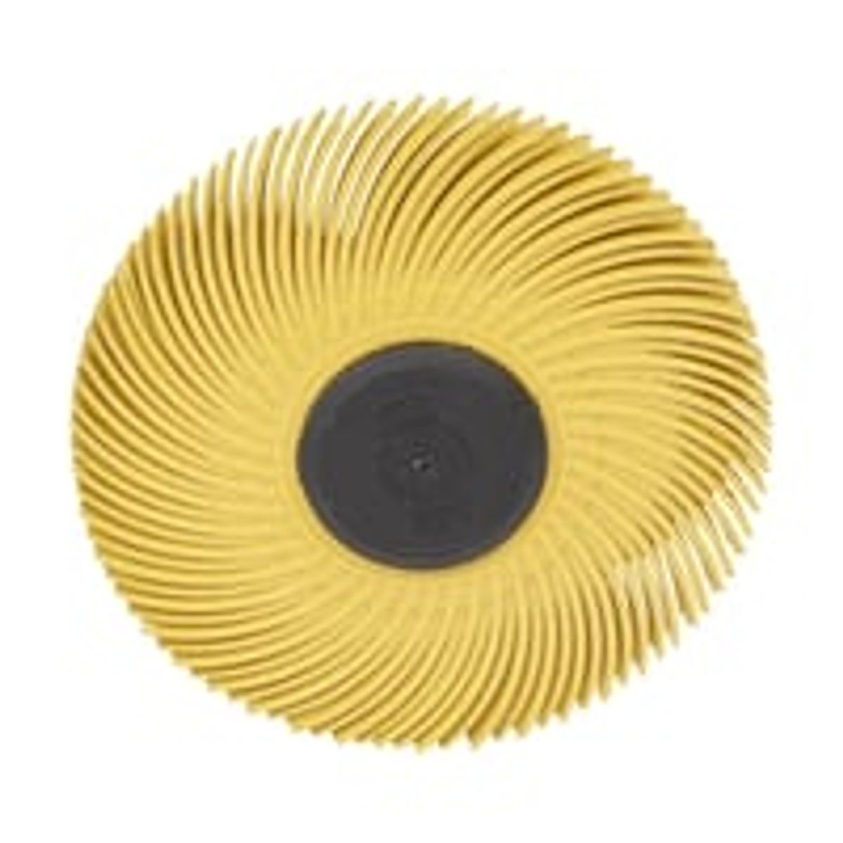 Scotch-BriteTM Bristle Radialbrste BB-ZS, med 6 mm skaft, P80, 75 mm, Gul, 6 stk/krt, PN62968