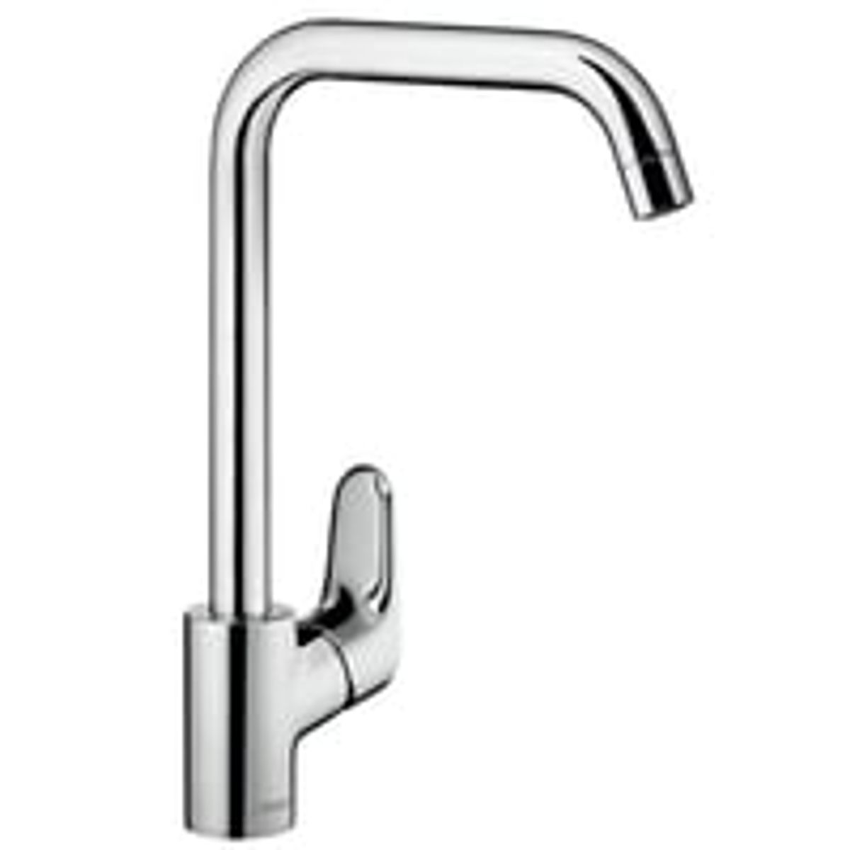 Hansgrohe Ecos L kkkenarmatur, 270 mm fremspring, U-tud, krom