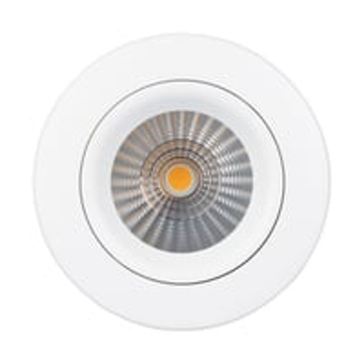 Sabina 230V 8W 3000K Ra90 540 lumen, IP54 mat hvid rund