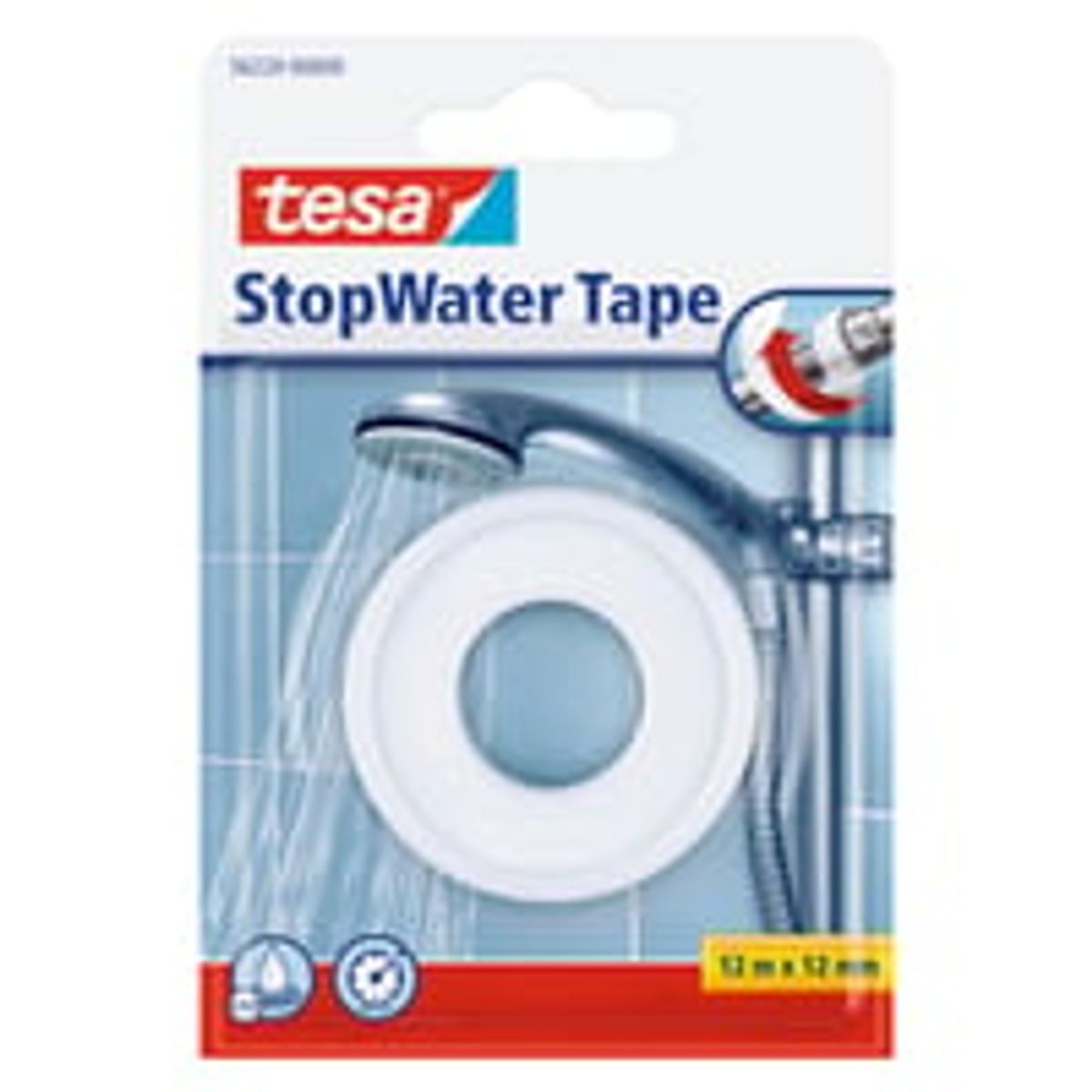 Tesa gevindtape StopWater, 12 mm x 12 m