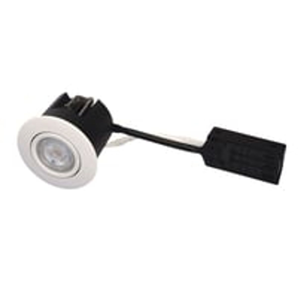 Luna QI 5W LED, 2700K 230V rund, hvid (mat) - Scan Products