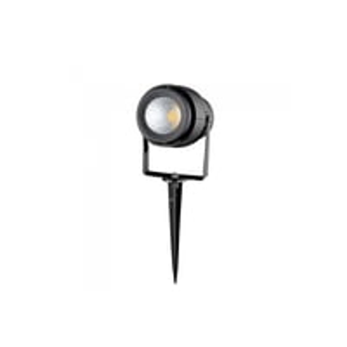 V-Tac 12W LED Havelampe, Sort, IP65, 230V, 720lm, RA80