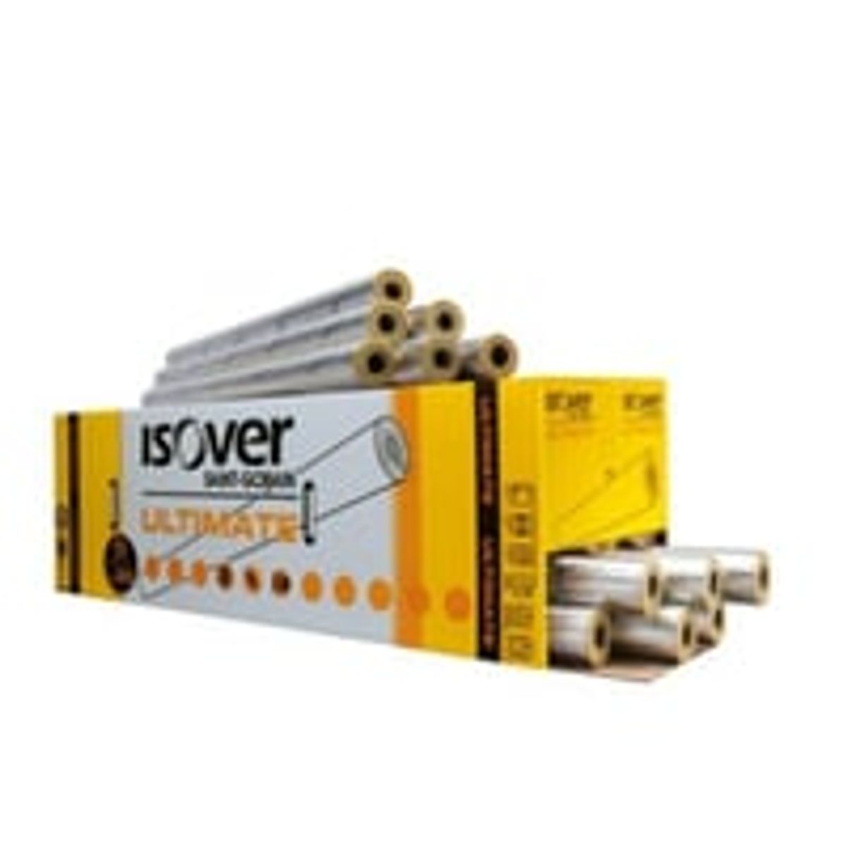 ISOVER Ultimate Protect S1000 rrskl, alubelgning, til brandgennemfring, indvendig 22 mm, isolering 30 mm, lngde 1200 mm