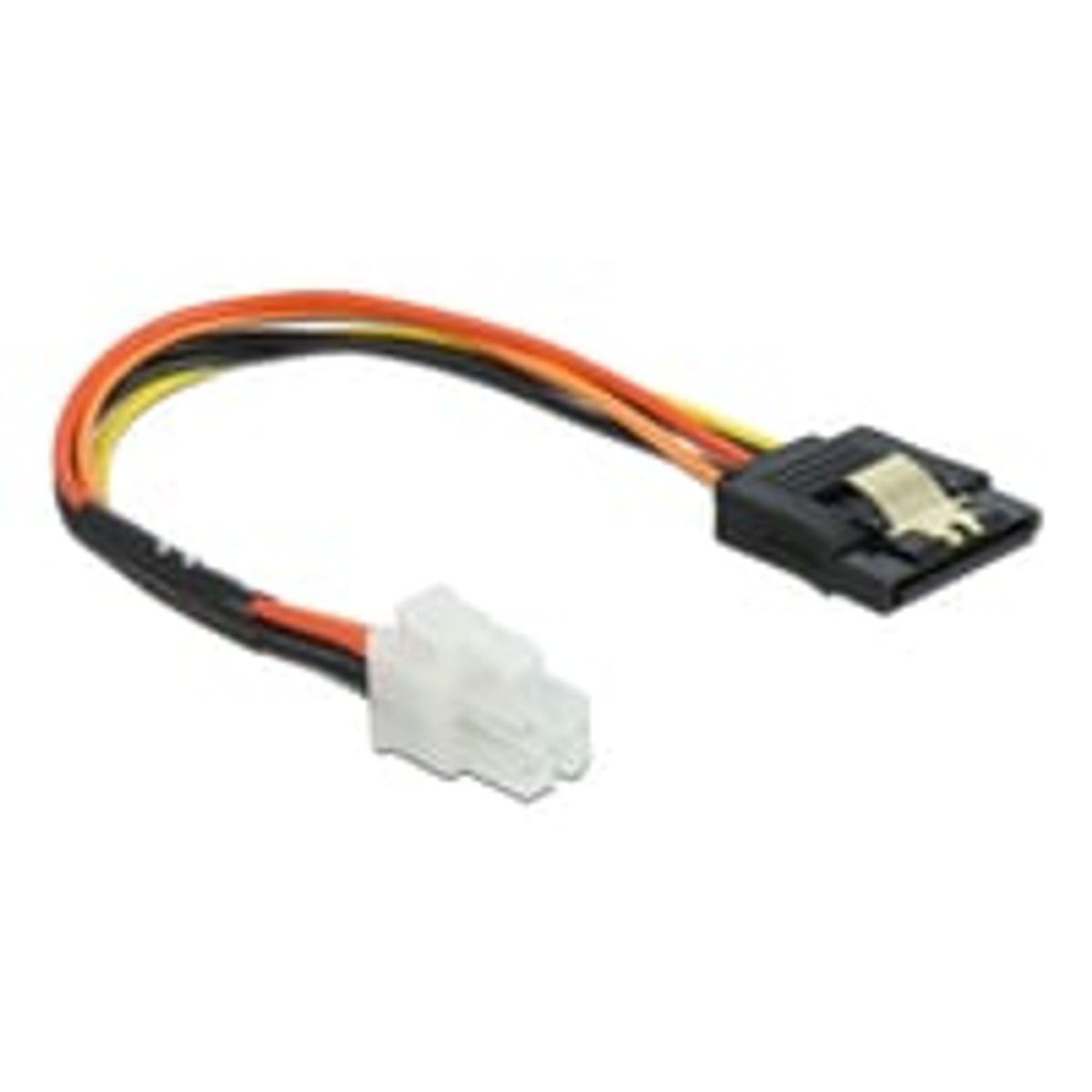 Kabel P4 han > SATA 15 pin hun, 20 cm - Delock