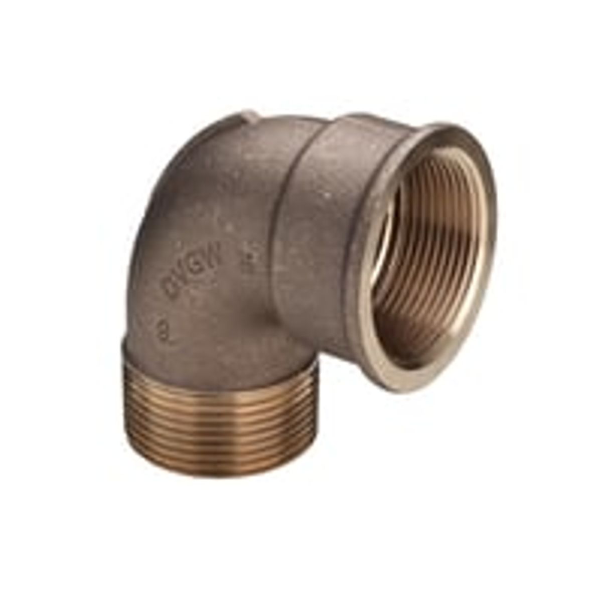 Vinkel 90 muffe/nippel, 1/2", Rdgods Silicium Bronze - Viega