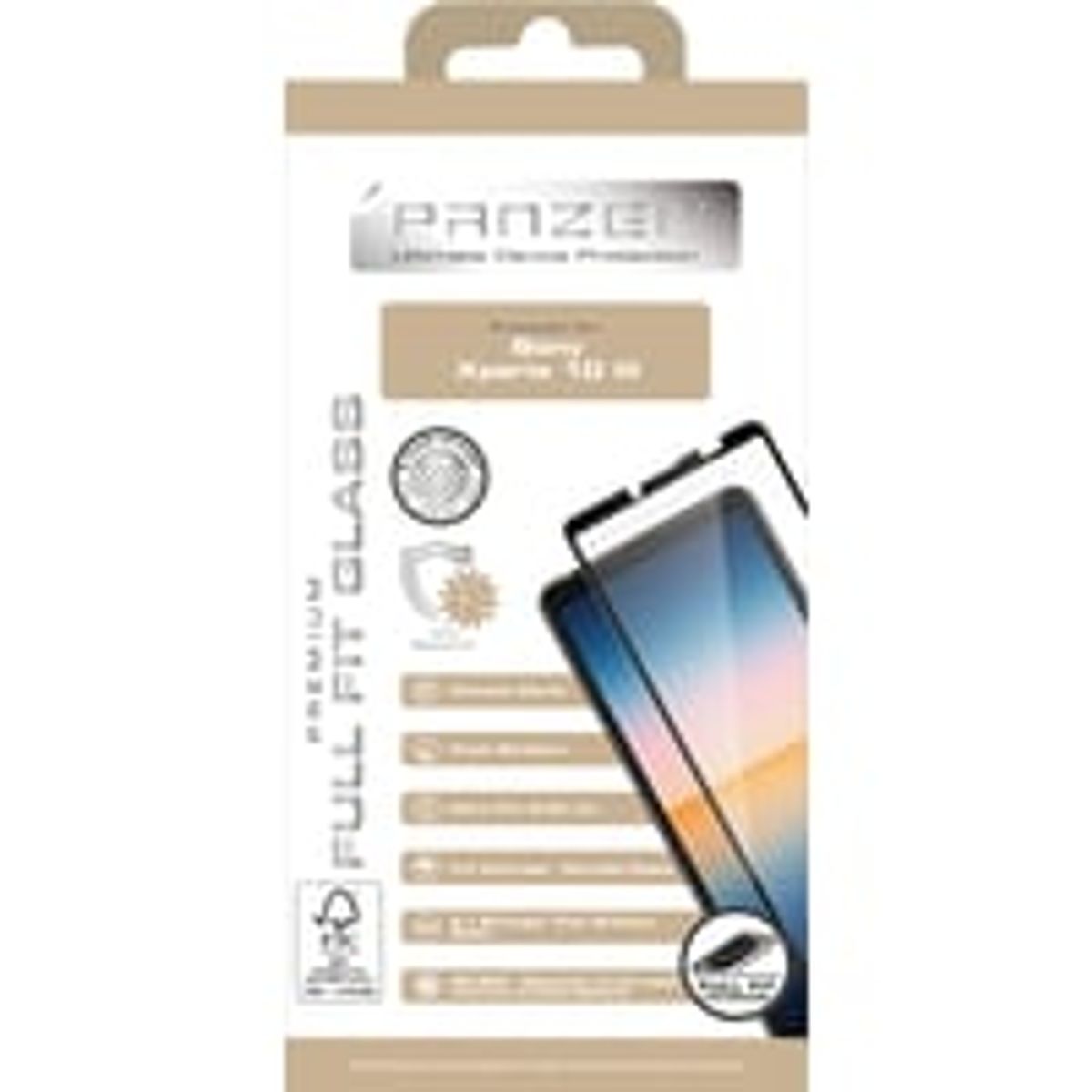 PANZER Premium Full-Fit Glass, sort - Sony Xperia 10 III