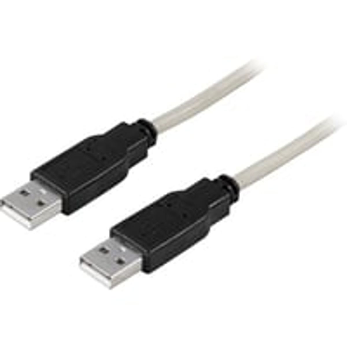 DELTACO USB 2.0 kabel Type A han - Type A han 0,5m