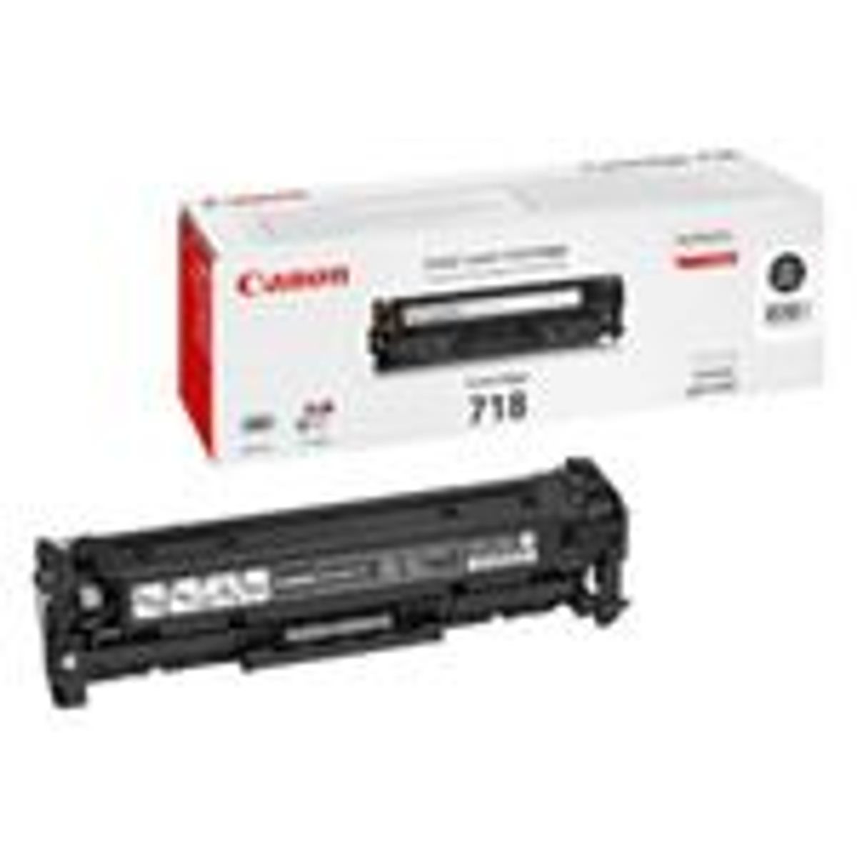 Canon 718BK Sort Lasertoner 2662B002 Original