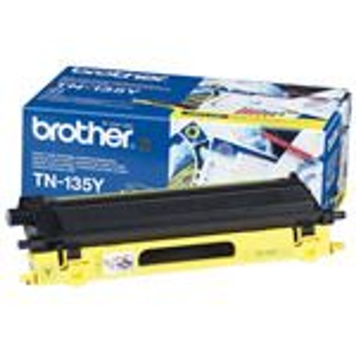 Brother TN135Y Gul Lasertoner Original