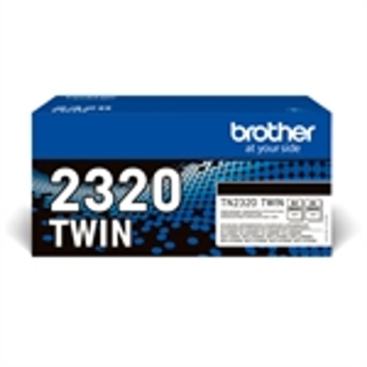 Brother Sort 2-Packs Lasertoner (TN2320BK)